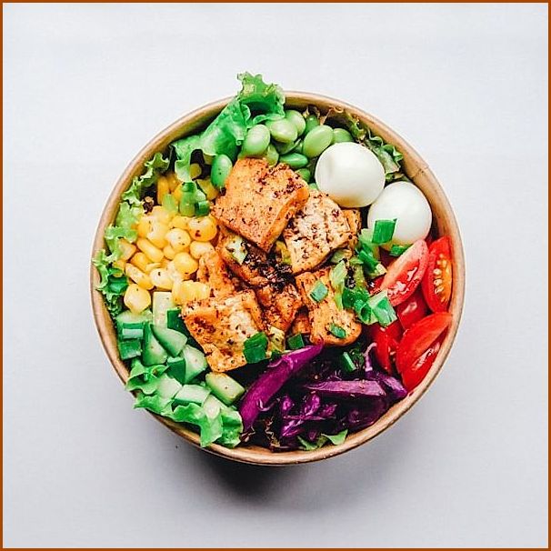 Makanan sehat dan salad